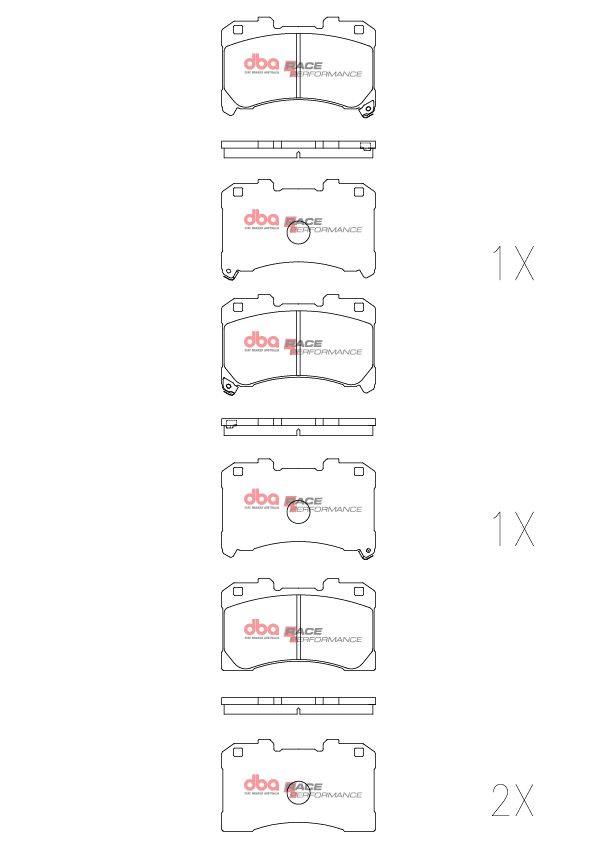 DBA RP Race Performance Front Brake Pads