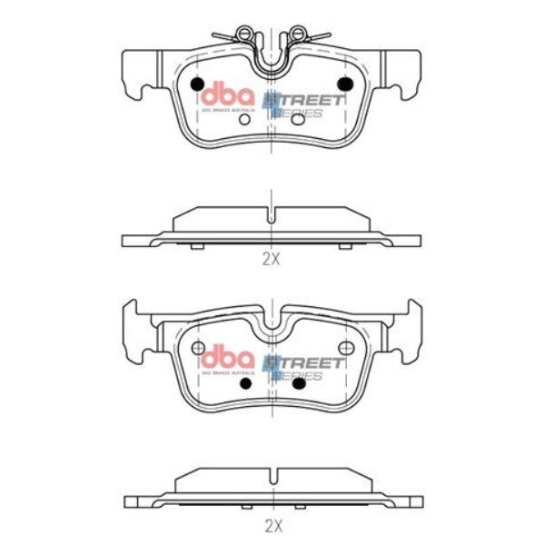 DBA SS Street Series OE Replacement Brake Pads