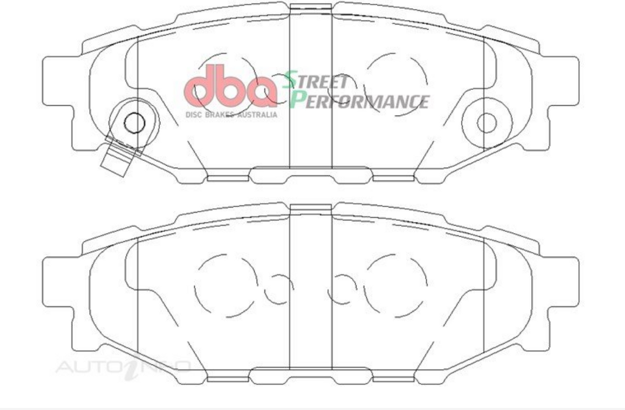 DBA SS Street Series OE Replacement Rear Brake Pads