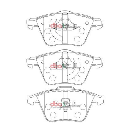 DBA SS Street Series OE Replacement Front Brake Pads