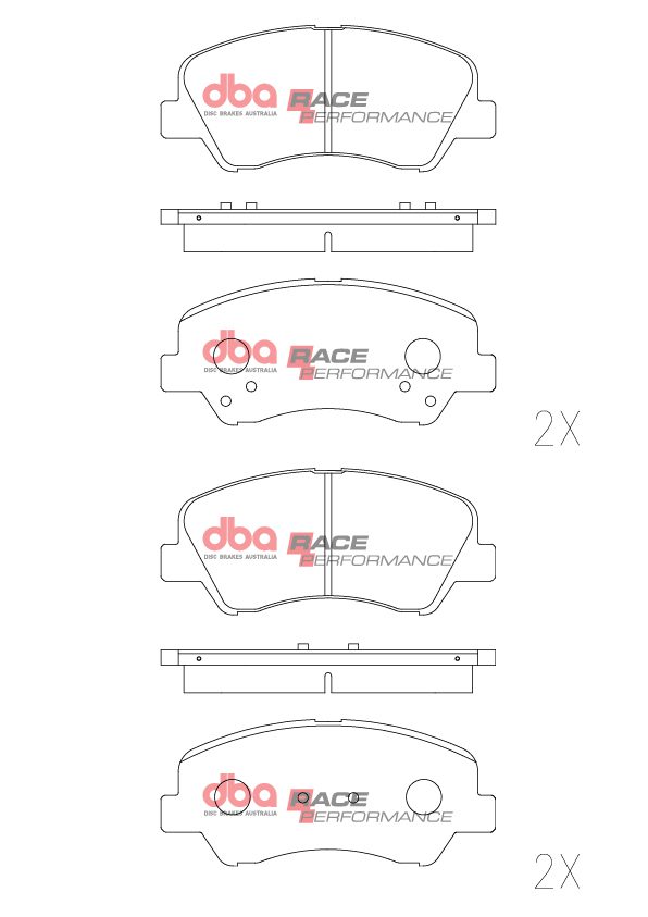 DBA RP Race Performance Front Brake Pads