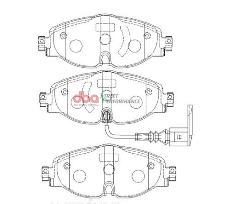 DBA SP Street Performance Front Brake Pads