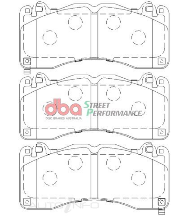 DBA SP Street Performance Front Brake Pads