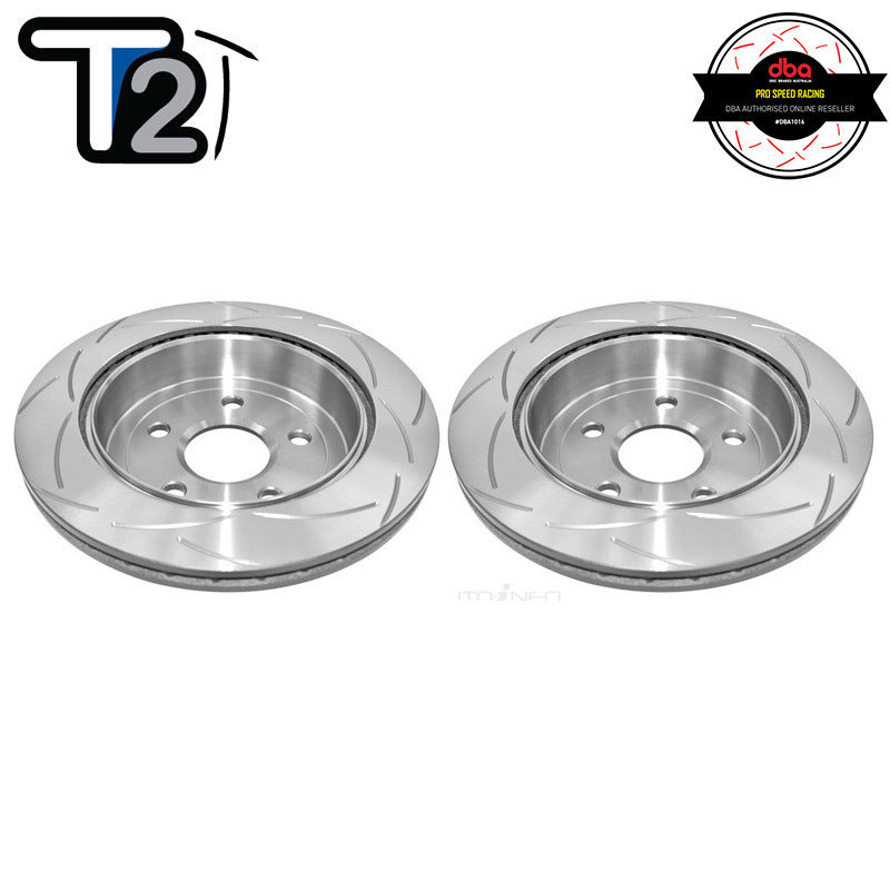 DBA T2 Slotted Rotors PAIR