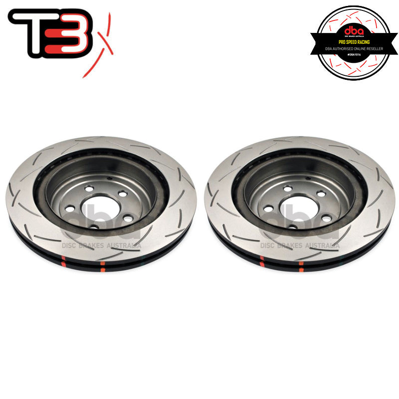 DBA T3 4000 Slotted Rotors PAIR