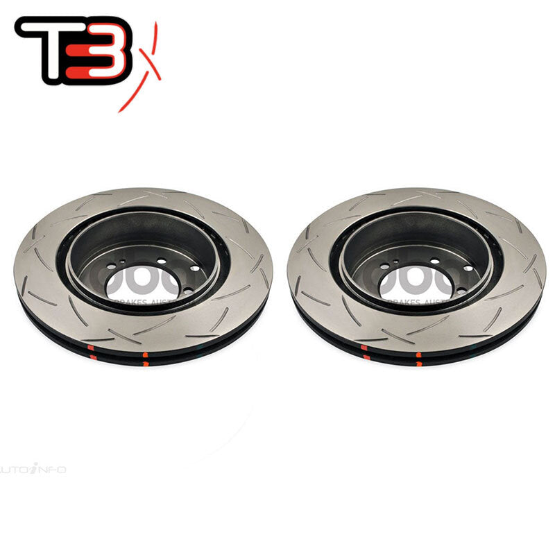 DBA T3 4000 Slotted Rotors PAIR