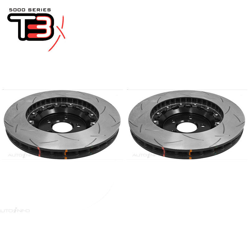 DBA T3 5000 2-Piece Slotted Rotors PAIR