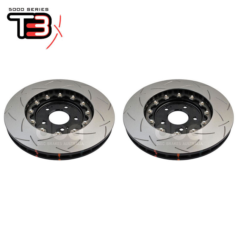 DBA T3 5000 Series 2-Piece Slotted Front Rotors PAIR