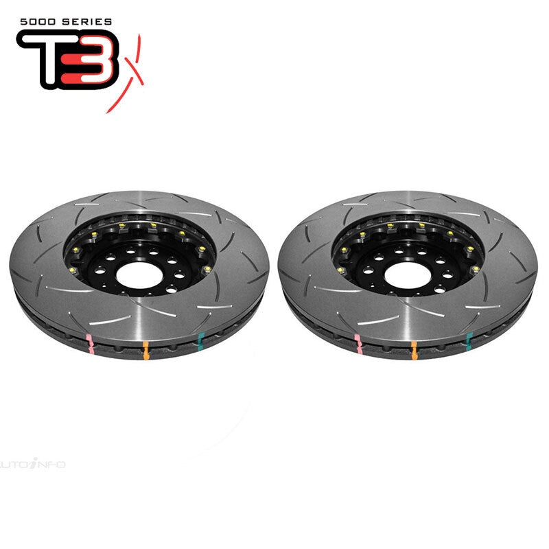 DBA T3 5000 2-Piece Slotted Rotors PAIR
