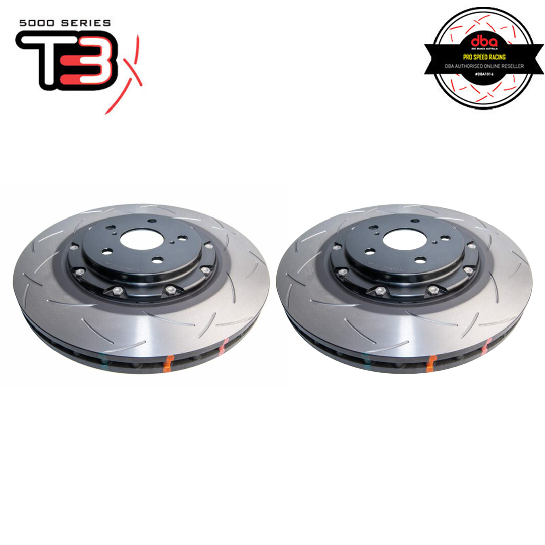 DBA T3 5000 Series 2-Piece Slotted Rotor PAIR