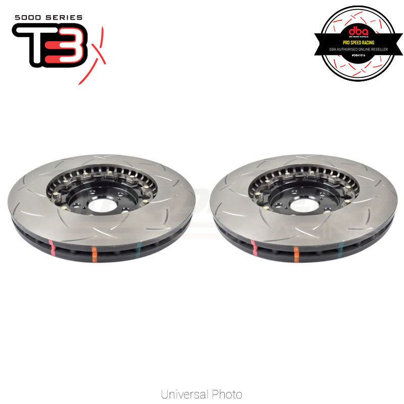 DBA T3 5000 2-Piece Slotted Rotors PAIR