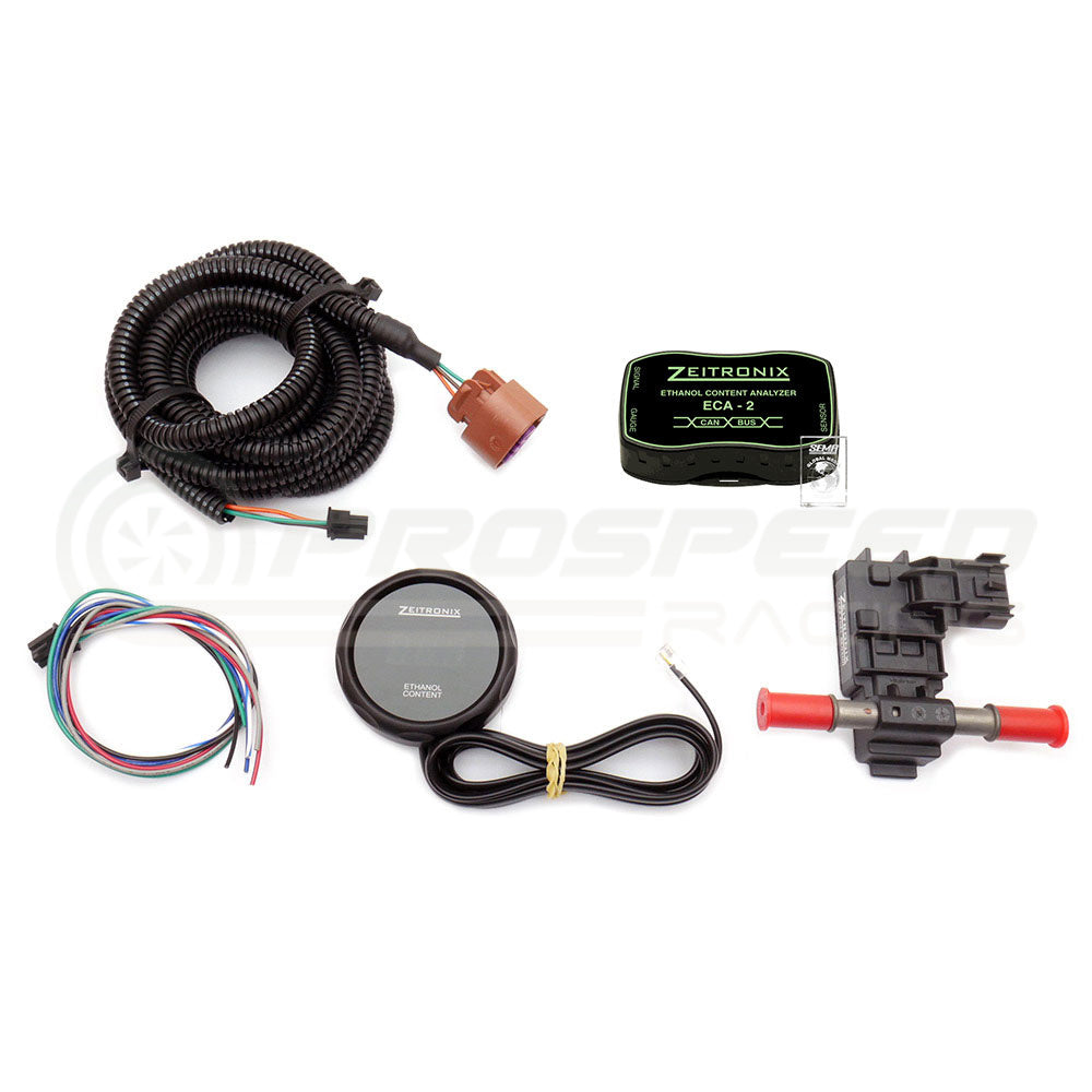 Zeitronix ECA 2 CAN Bus Ethanol Content Analyzer Kit w/Sensor and Gauge