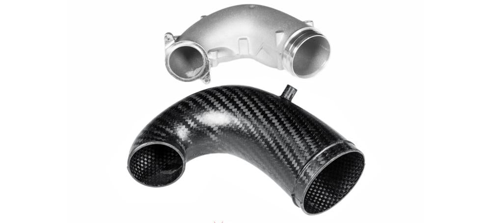 Eventuri Carbon Fibre Turbo Inlet Tube w/ No Flange