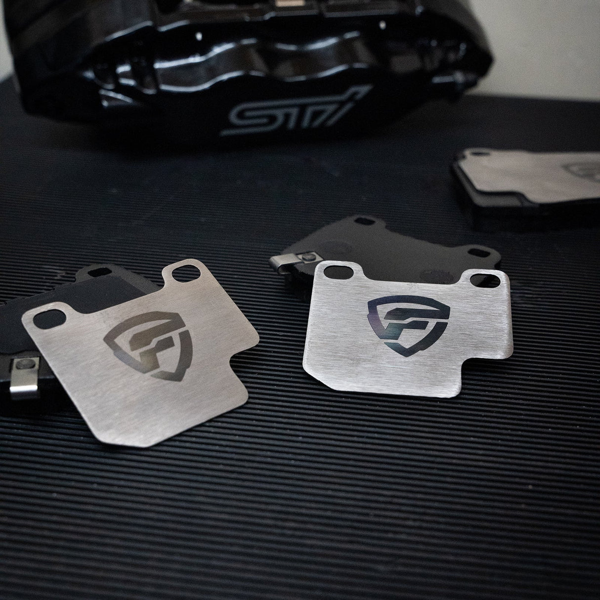 FactionFab Titanium Rear Brake Shim Set