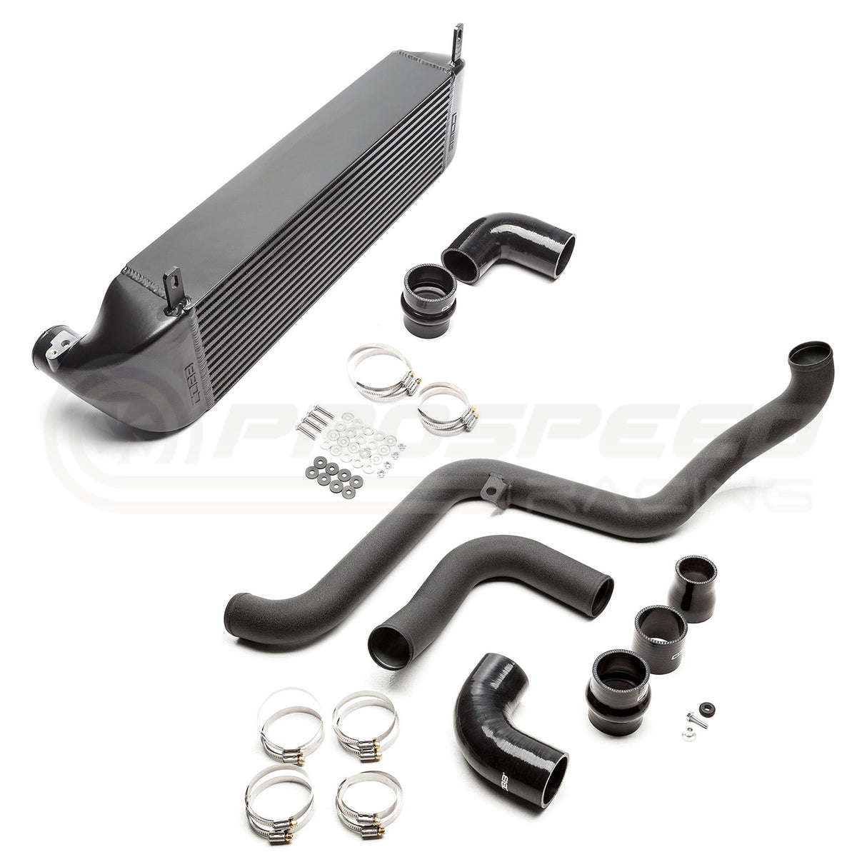 Cobb Tuning Front Mount Intercooler Kit Black Ford Focus RS LZ 16-17 FOR0040FMKBK