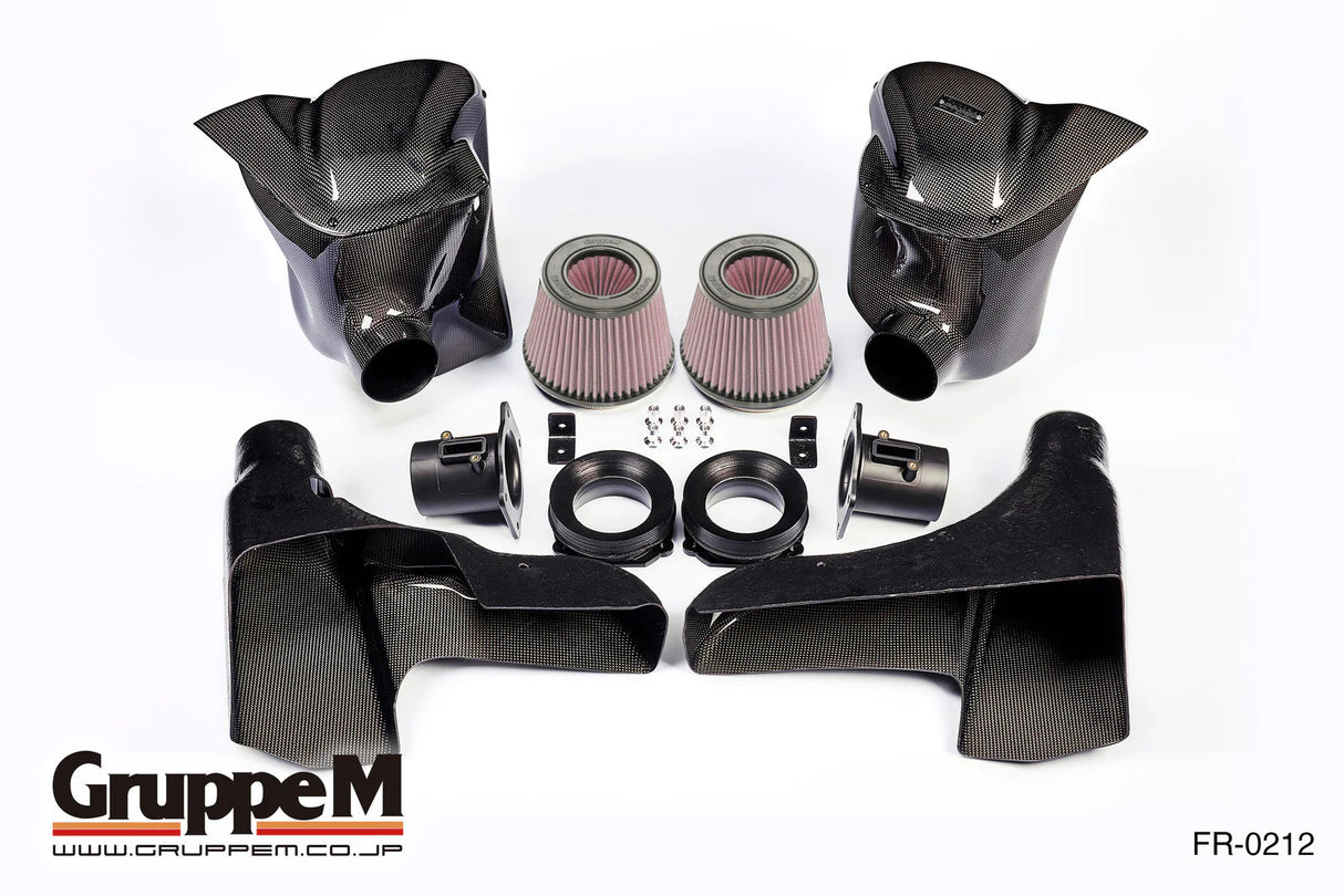GruppeM Carbon Fibre Ram Air Intake System FR-0212EVO - Nissan GT-R R35 | Pro Speed Racing