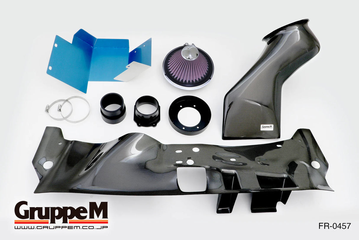 GruppeM Carbon Fibre Ram Air Intake System FR-0457 - Mitsubishi Evo X CZ4A | Pro Speed Racing