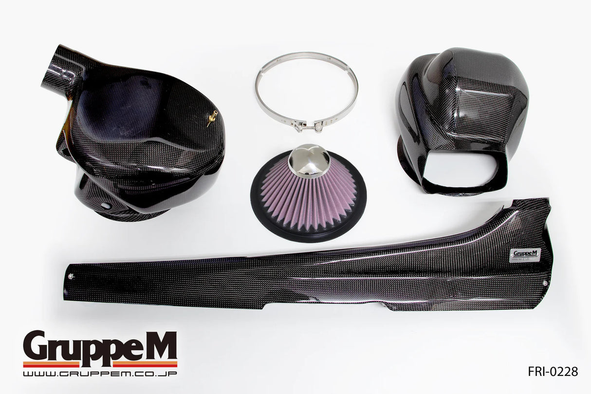 GruppeM Carbon Fibre Ram Air Intake System FRI-0228 - Audi S3 8V 13-20/VW Golf GTI/R Mk7-7.5 13-21 |