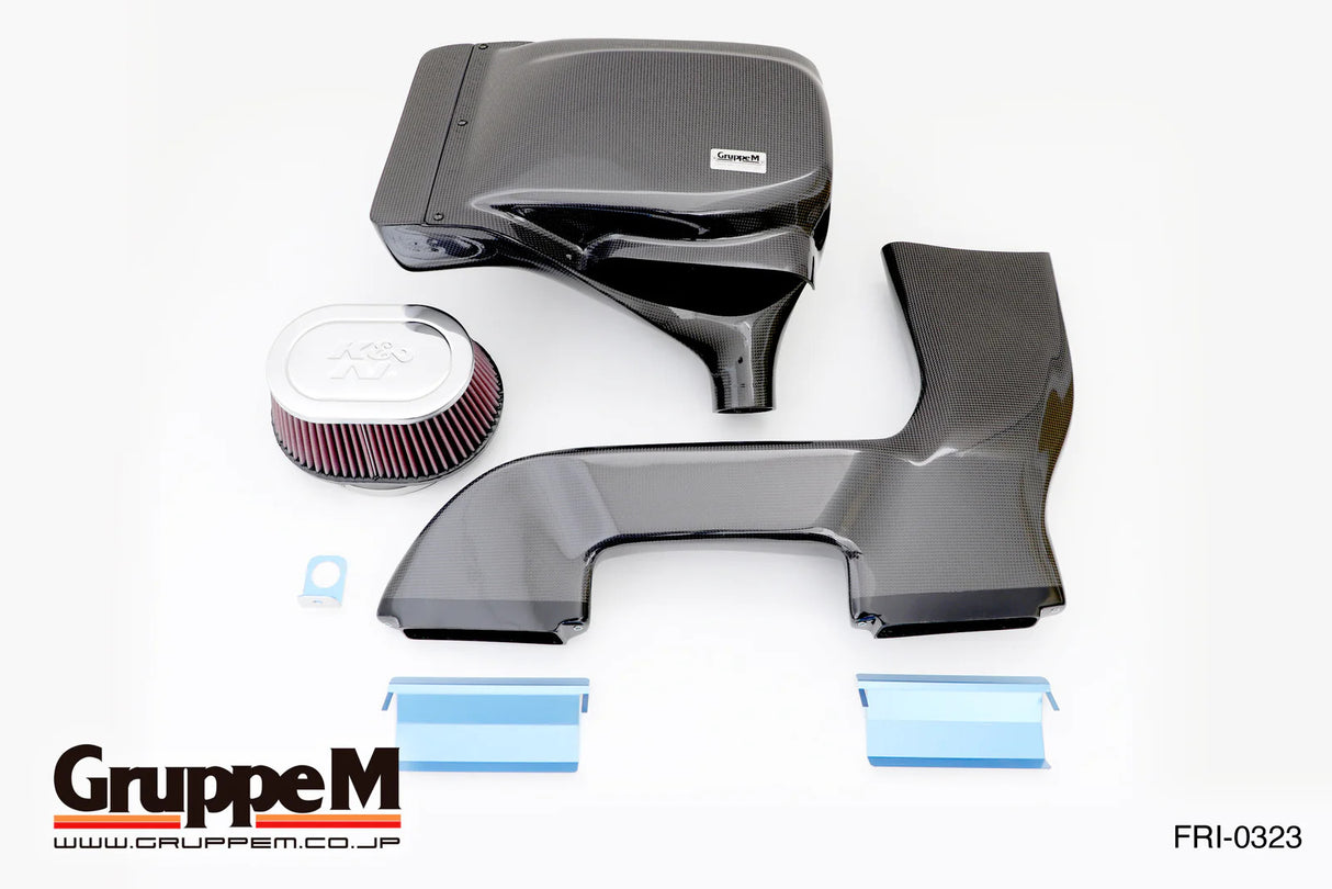 GruppeM Carbon Fibre Ram Air Intake System FRI-0323 - BMW 1M E82/135i E82/E88 N54 | Pro Speed Racing
