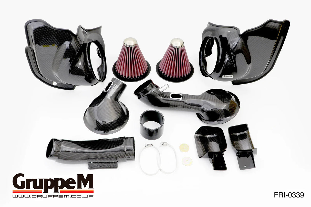 GruppeM Carbon Fibre Ram Air Intake System FRI-0339 - BMW M3 F80/M4 F82 | Pro Speed Racing