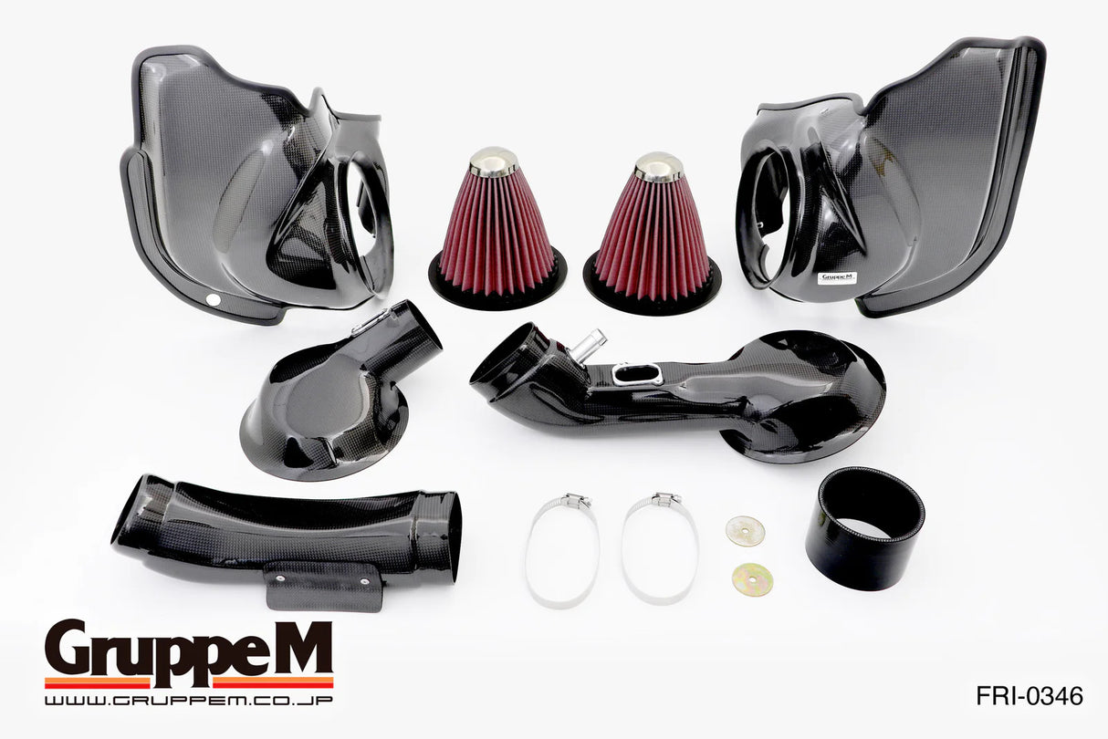 GruppeM Carbon Fibre Ram Air Intake System FRI-0346 - BMW M2 Competition F87 | Pro Speed Racing