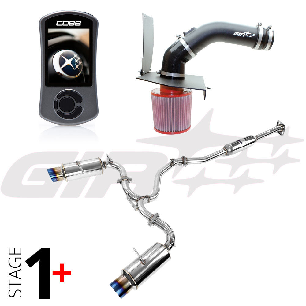 Cobb Stage 1+ by Got it Rex w/Accessport, Intake, Invidia N1 Cat Back - Subaru STI VAB 15-21