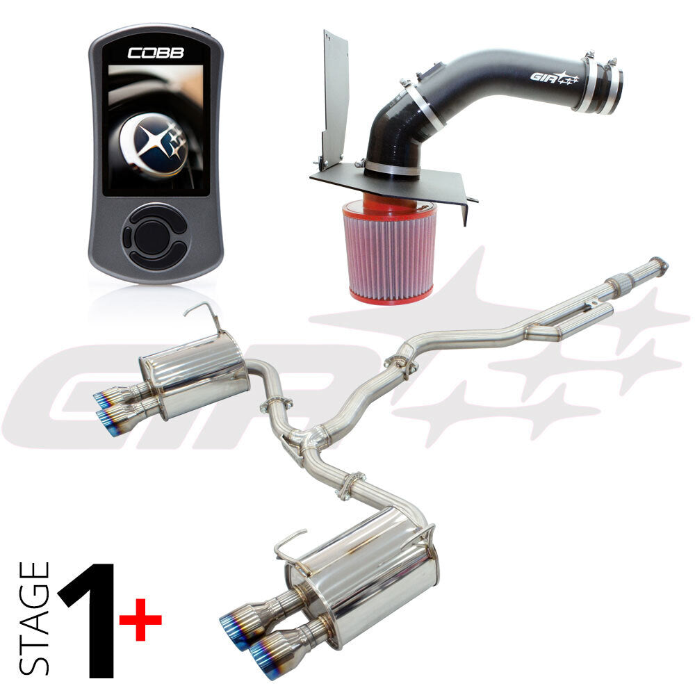 Cobb Stage 1+ by Got it Rex w/Accessport, Intake, Invidia Q300 Cat Back - Subaru STI VAB 15-21