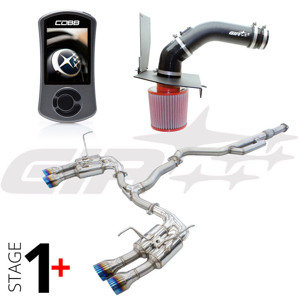 Cobb Stage 1+ by Got it Rex w/Accessport, Intake, Invidia R400S Cat Back - Subaru STI VAB 15-21