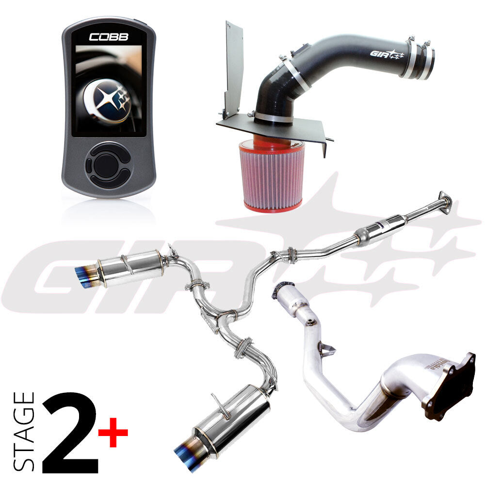 Cobb Stage 2+ by Got it Rex w/Accessport, Intake, Invidia N1 Cat Back - Subaru STI VAB 15-21