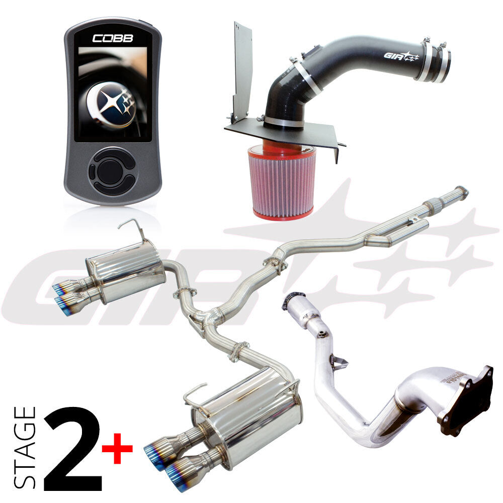 Cobb Stage 2+ by Got it Rex w/Accessport, Intake, Invidia Q300 Cat Back - Subaru STI VAB 15-21