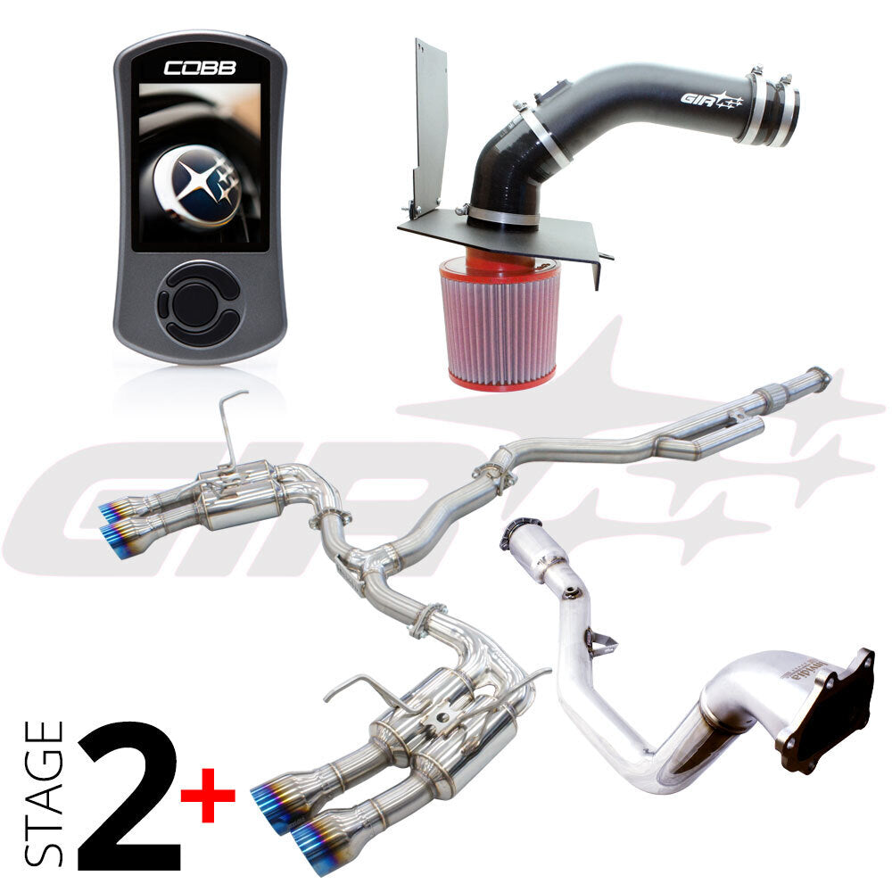 Cobb Stage 2+ by Got it Rex w/Accessport, Intake, Invidia R400S Cat Back - Subaru STI VAB 15-21