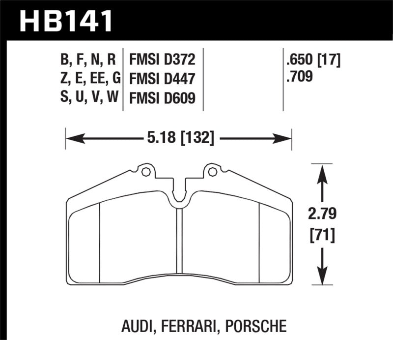 Hawk Performance HPS 5.0 Front/Rear Brake Pads