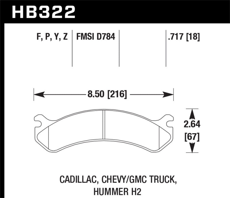 Hawk Performance Super Duty Front Brake Pads