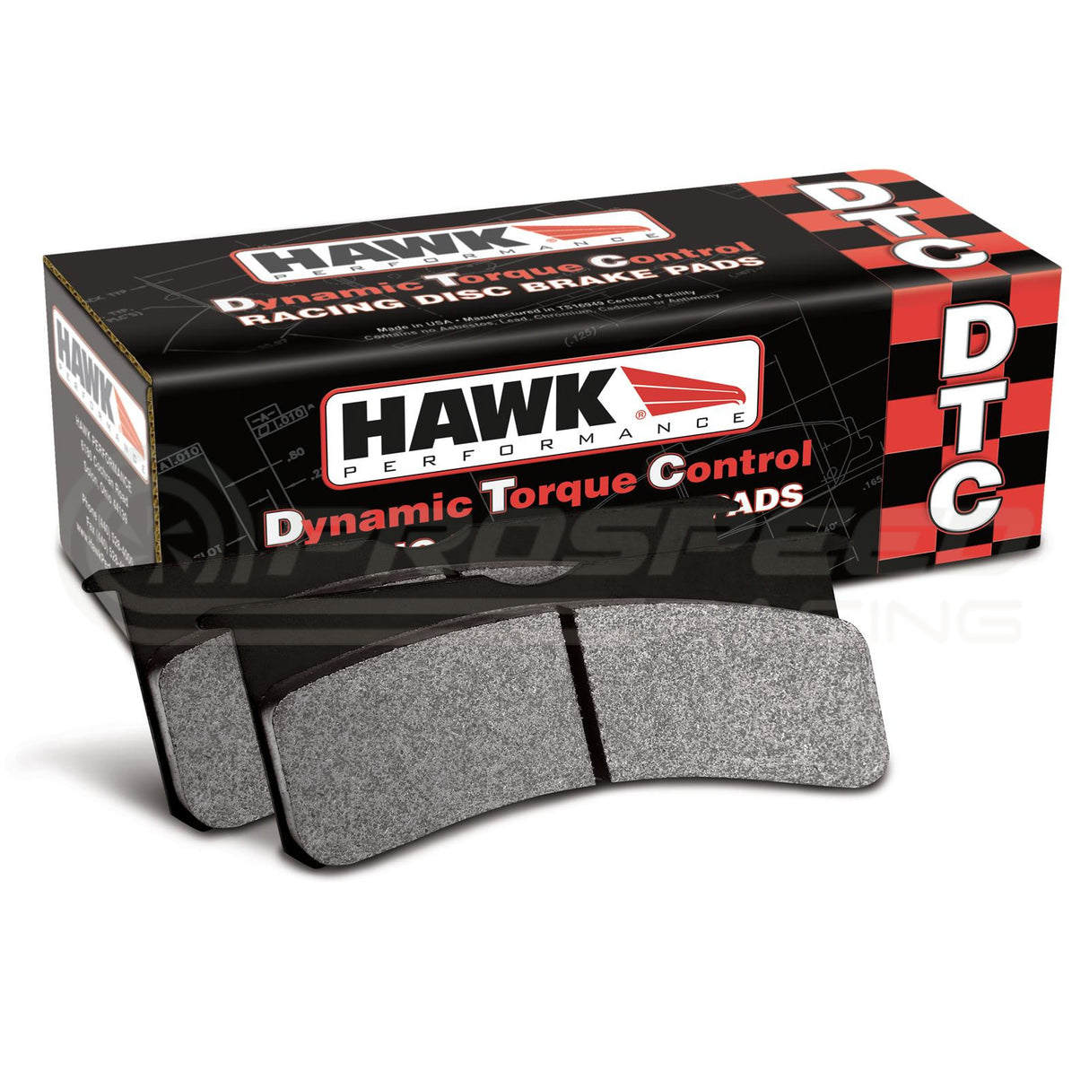 Hawk Performance DTC 70 Brake Pads - Wilwood DynaPro 6 (Type 6712) HB645U.490 | Pro Speed Racing