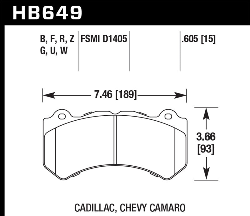 Hawk Performance DTC-30 Front Brake Pads
