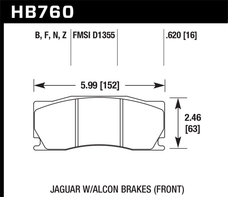 Hawk Performance Ceramic Brake Pads