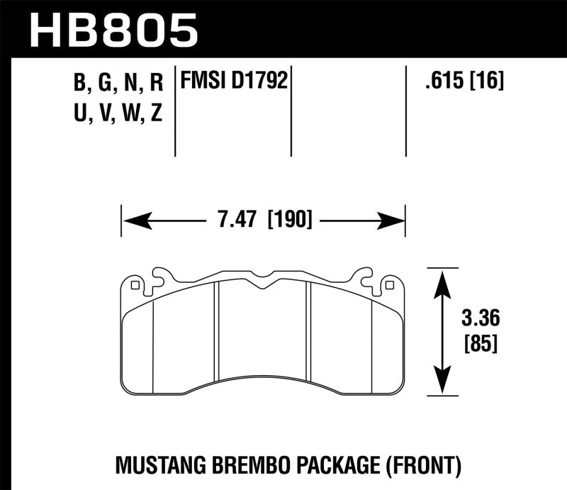 Hawk Performance DTC-30 Front Brake Pads