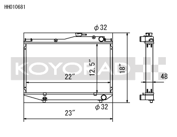 Koyorad Aluminium Racing Radiator
