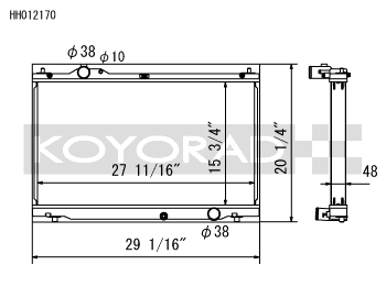 Koyorad Aluminium Racing Radiator