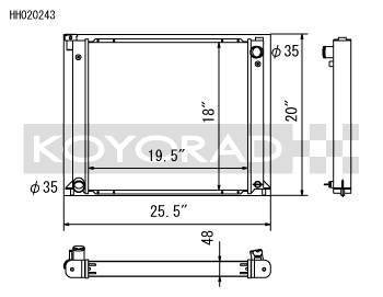 Koyorad Aluminium Racing Radiator