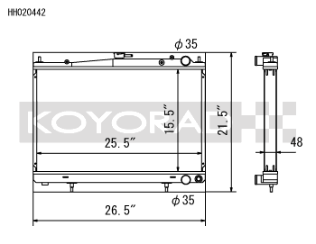 Koyorad Aluminium Racing Radiator