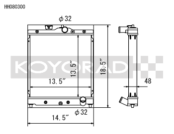 Koyorad Aluminium Racing Radiator