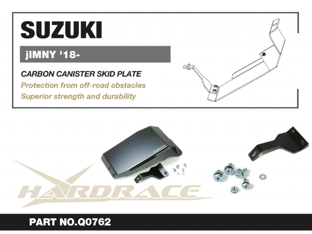 Hardrace Carbon Canister Skid Plate