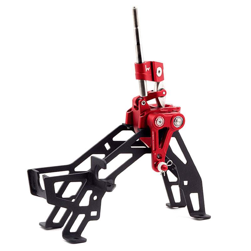 Hybrid Racing Adjustable Short Shifter Assembly Red