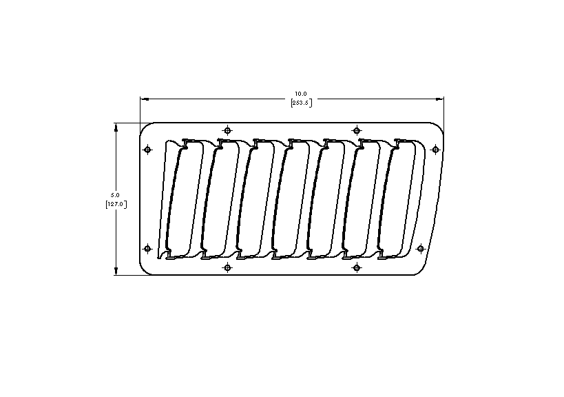 Verus Engineering Large Bonnet Louver Kit