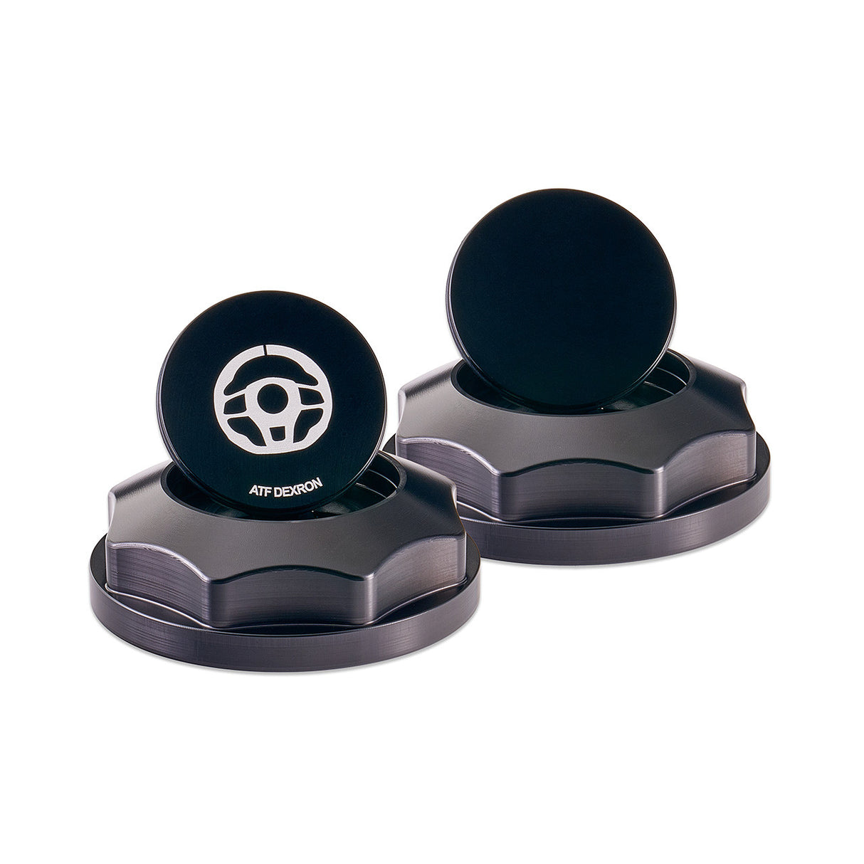 IAG Revolve Power Steering Fluid Reservoir Cap - Silver