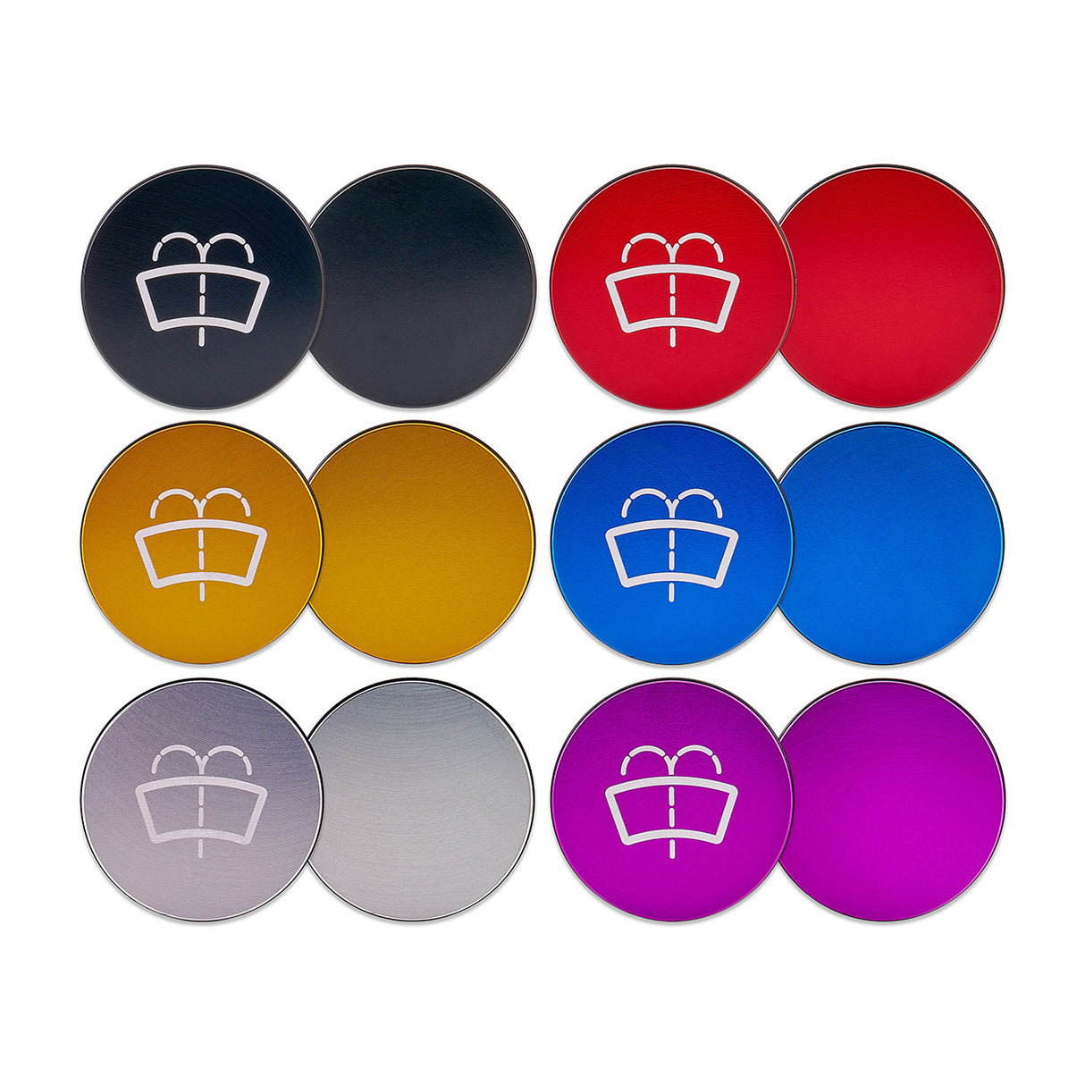 IAG Revolve Washer Fluid Reservoir Cap - Silver