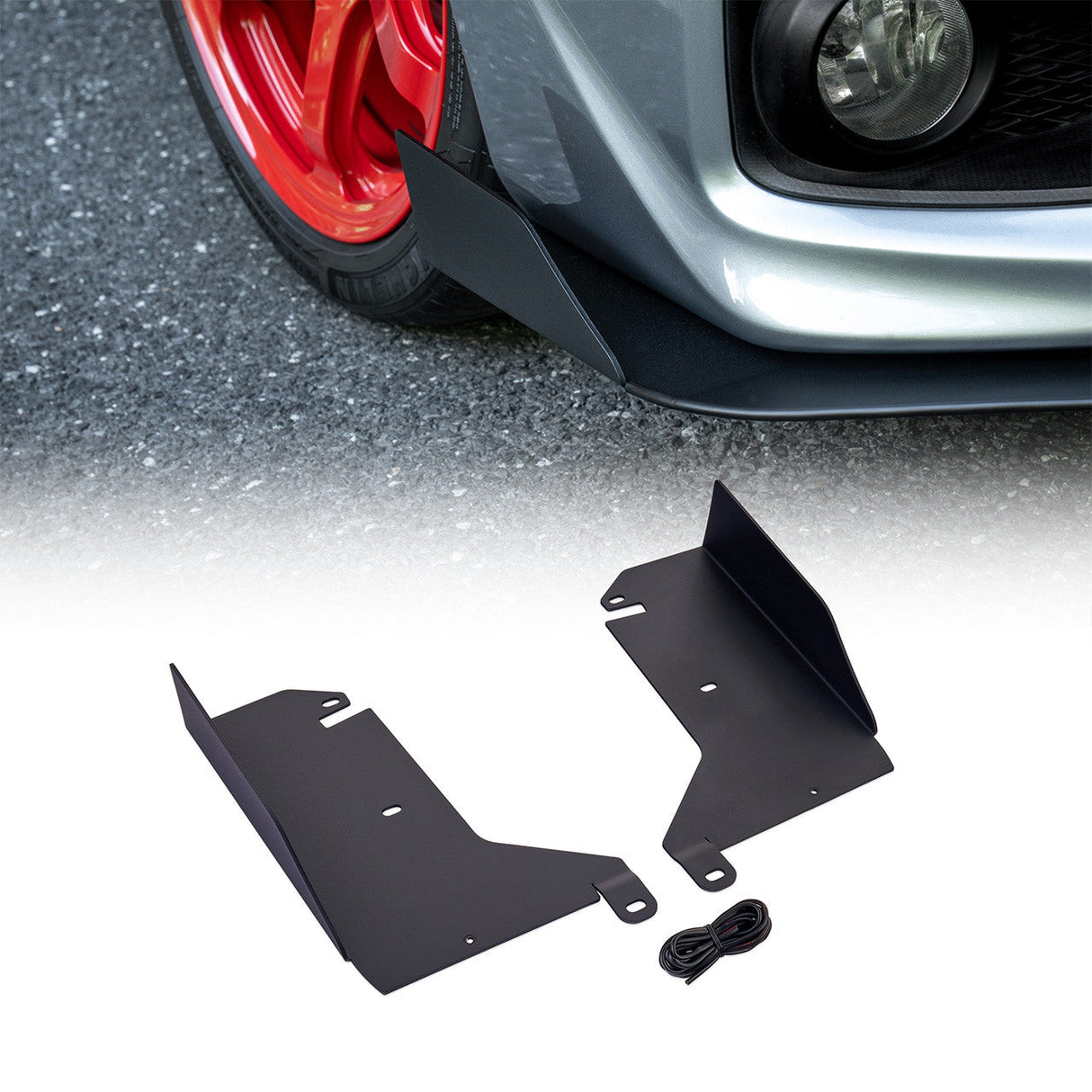 IAG Bent Front Splitter Endplate Winglets