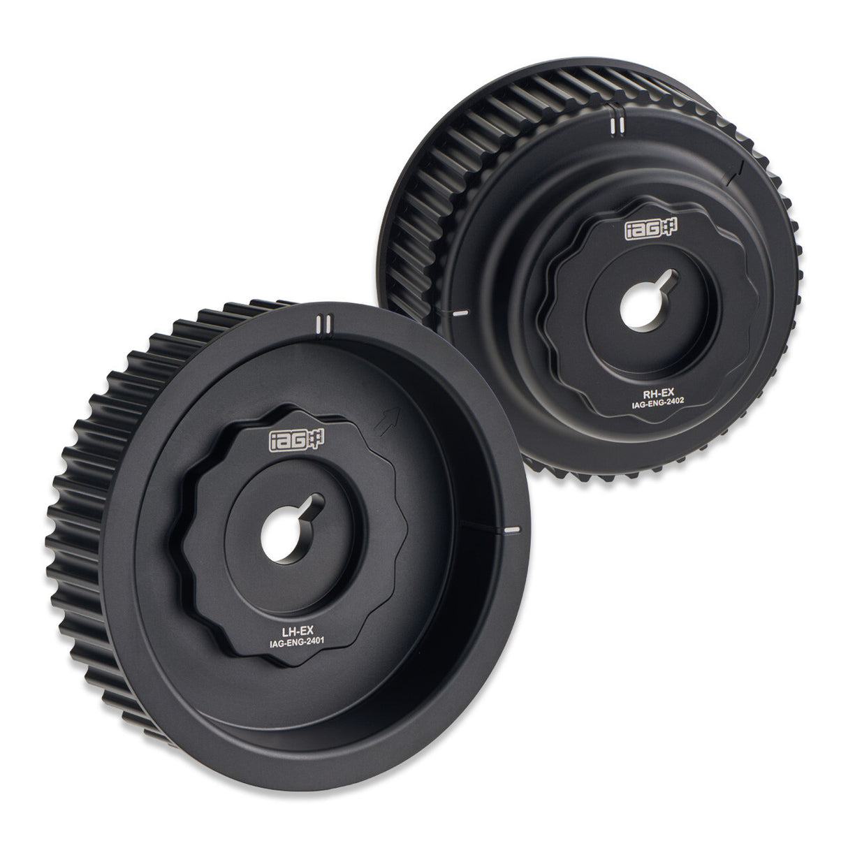IAG Performance by RCM Alloy Cam Sprocket Exhaust Pair