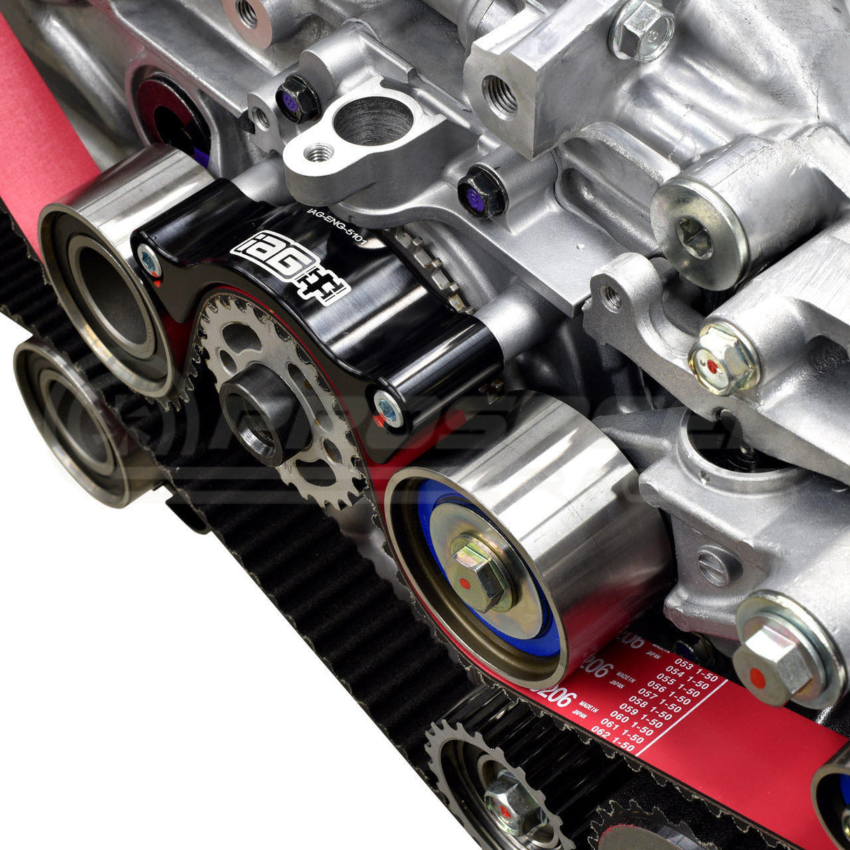 IAG Performance Timing Belt Kit w/IAG Red Racing Belt, Timing Guide, Idlers & Tensioner
